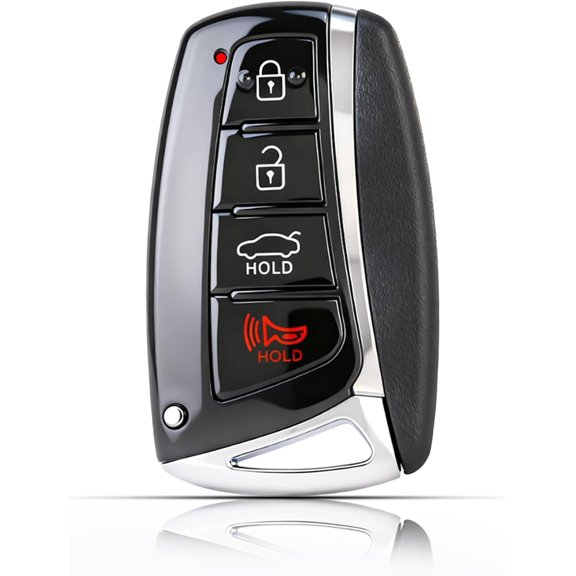 EFFFERTWQL-Smart Key Fob for Hyundai Azera 2015-2017, 4 Button Proximity Remote Control Key Fob fit for Hyundai Azera 2015-2017 SY5DHFNA433 95440-3V022