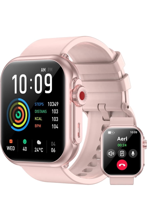 -Smart Watch for Men Women, 1000mAh Battery 100-Day Standby Time, 1.85" HD Screen Fitness Tracker, 110+ Sport Modes, IP68 Waterproof, Heart Rate/Sleep Monitor, Fitness Watch for Android/iOS