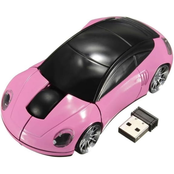 EFFFERTWQL-Sports Car Mouse Wireless Mouse 2.4G Computer Mice Laptop Optical Gaming Mouse