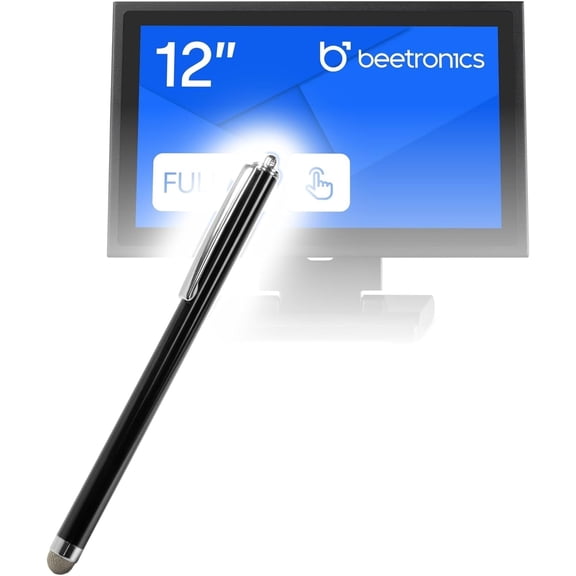 EFFFERTWQL-Stylus Pen Compatible with Beetronics 12TS7M - EverTouch Capacitive Stylus, Fiber Tip Capacitive Stylus Pen - Jet Black