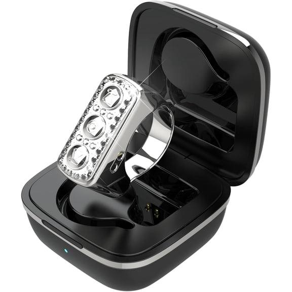 EFFFERTWQL-Tiktok Scrolling Ring,Bluetooth Page Turner for iPad/iPhone/Android/Kindle App,Remote Control for Camera/Video Recording (White)