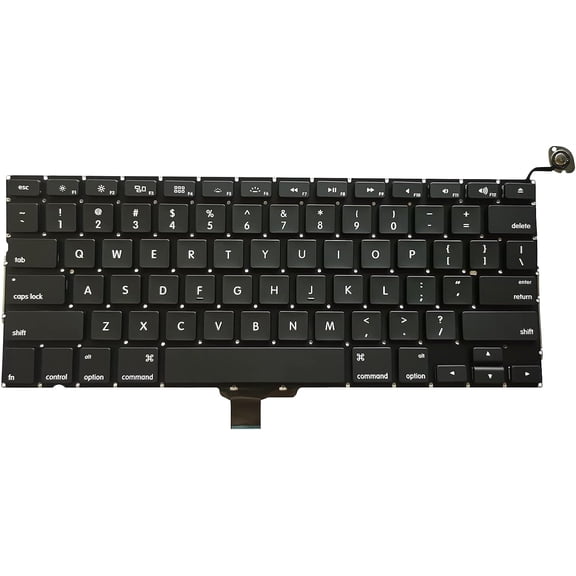 EFFFERTWQL-US Keyboard Replacement Compatible with 13" A1278 2009 2010 2011 2012