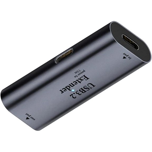 EFFFERTWQL-USB 3.0 Active Repeater Adapter Type-C Female to Type-C Female Extender with Chipset for Camera Printer Computer