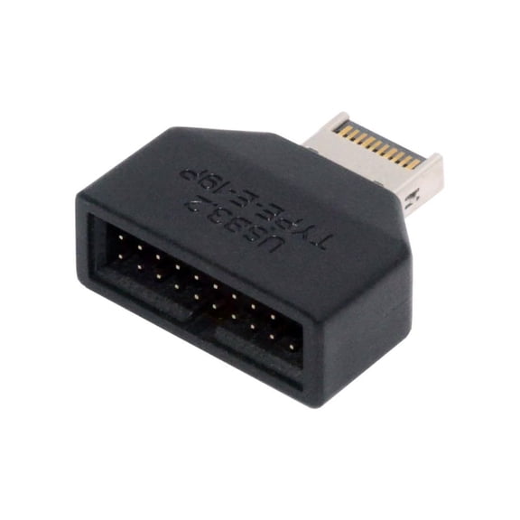 EFFFERTWQL-USB 3.1 Front Panel Header Male to USB 3.0 20Pin Female Motherboard Port Expansion Adapter with HUB Chipset
