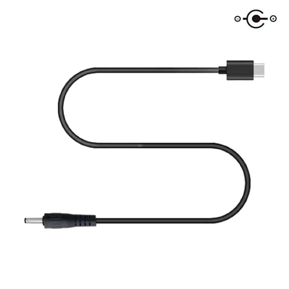EFFFERTWQL-USB-C to DC 3.5 x 1.35mm Power Jack 5V Power Extension Charging Cord, for Webcam Router, Recorder, Bluetooth Speaker, Scanner, DVR, Hard Disk Box, USB-HUB etc.