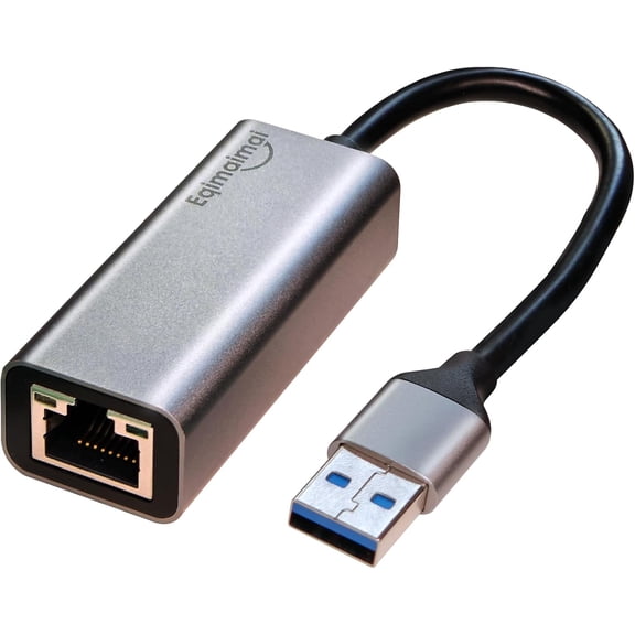 EFFFERTWQL-USB A to ethernet AdapterUSB 3.0 Gigabit to ethernet Adapter Compatibility 100/1000MBPS,Compatible with Windows, Mac OS, Linux, PC, Laptops, and More