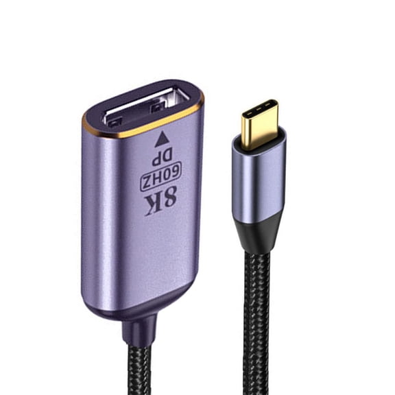 EFFFERTWQL-USB4 USB-C Type-C Source to Displayport DP Female Cable Display 8K 60HZ UHD 4K Monitor Displays