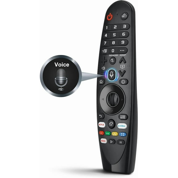 EFFFERTWQL-Voice Magic Remote for LG-Smart-TV-Remote Control Replacement, AKB75855501 AN-MR20GA MR19BA MR18BA MR650A with Voice Recognition and Pointer Function