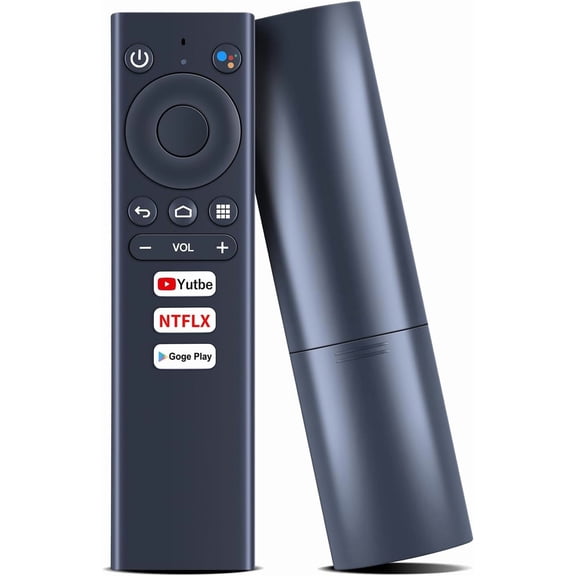 EFFFERTWQL-Voice Remote Control Replacement fit for Ematic Android TV UHD 4K Streaming Box with AGT419 AGT418