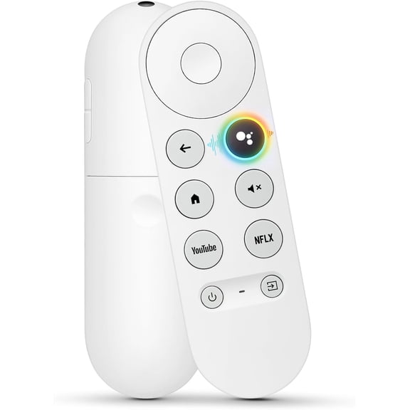 EFFFERTWQL-Voice Replacement for Google-Chromecast-Remote, G9N9N for Chromecast with Google TV Remote, for Google TV Streamer (Only for Snow Chromecast Google)