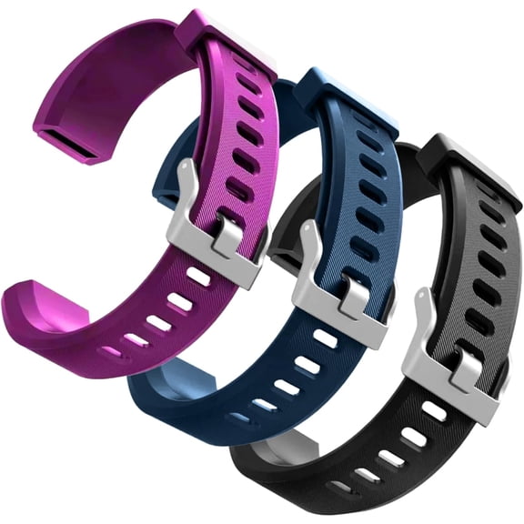 EFFFERTWQL-Watch Bands Replacement for ID115plus HR, Very Fit Pro Activity Fitness Tracker Wrist Bands Set, Multicolor Veryfitpro Smart Watch Strap Replacements