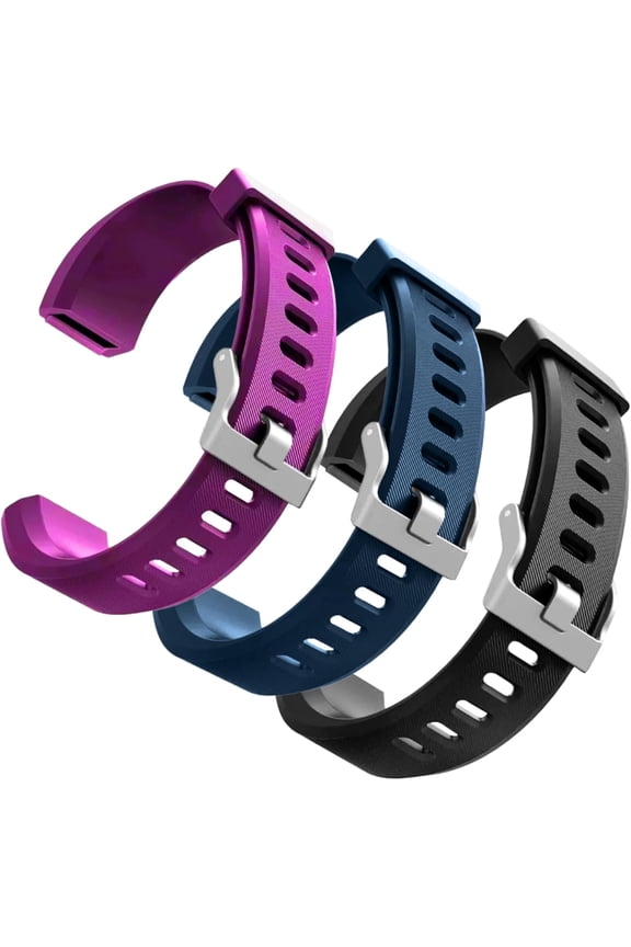 -Watch Bands Replacement for ID115plus HR, Very Fit Pro Activity Fitness Tracker Wrist Bands Set, Multicolor Veryfitpro Smart Watch Strap Replacements