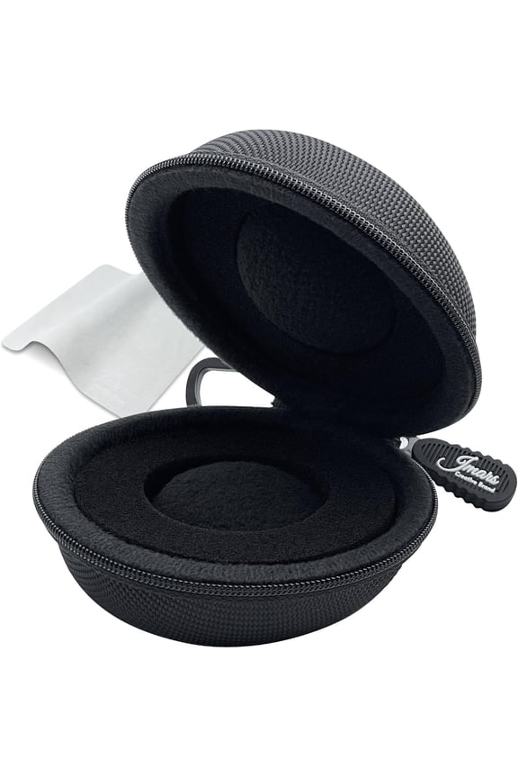-Watch Travel Case, Shock-Tested Single Watch Case for Wristwatches & Smart Watches, Black