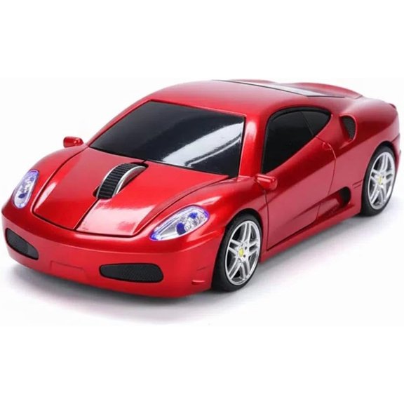 EFFFERTWQL-Wireless USB Optical Mouse, Red, 1600 DPI, 10m Operation Distance, Plug and Play