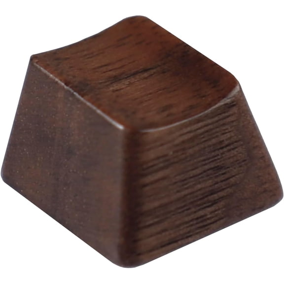EFFFERTWQL-Wooden Keycap Solid Walnut Wood Keycap Novelty Keycaps Spacebar Esc Arrow Keys OEM Profile for Cherry MX Mechanical Keyboard (Esc R4 1 Key)