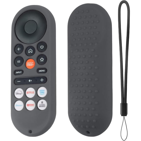 EFFFERTWQL-XRT281 Remote Cover for Vizio/Onn FHD LED TV Remote 2026 Silicone Protective Case Compatible with VIZIO XRT281 ONN Remote Silicone Case Cover with Lanyard (Dark Grey)