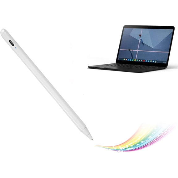 EFFFERTWQL-iPhone Stylus Pen, Active Capacitive Digital Pencil Stylus for iPhone Pen,Good for Sketching and Note-Taking Touch Screen Pens with Type-C Rechargeable, White