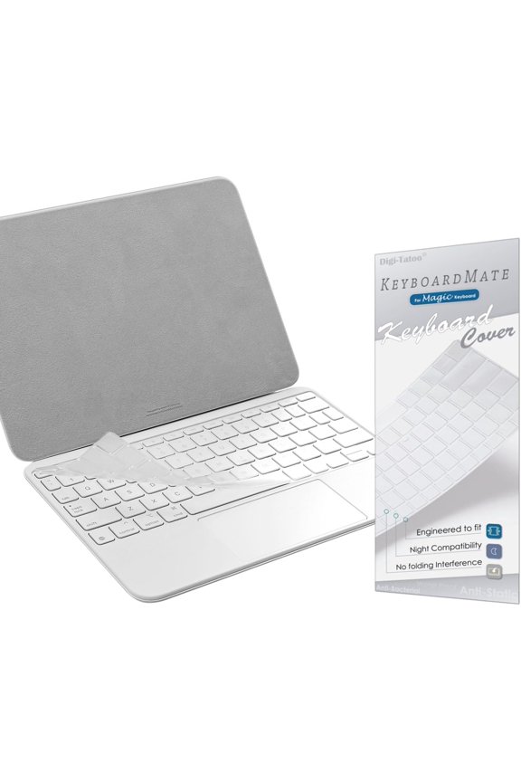 -[with Function Keys] Keyboard Cover Protector Compatible w/ 2026 Magic Keyboard (for iPad Air 11 M4/M3 & Pro 11 M5/M4) / Magic Keyboard Folio (for iPad A16/iPad 10th Gen)-Ultra Thin Skin,