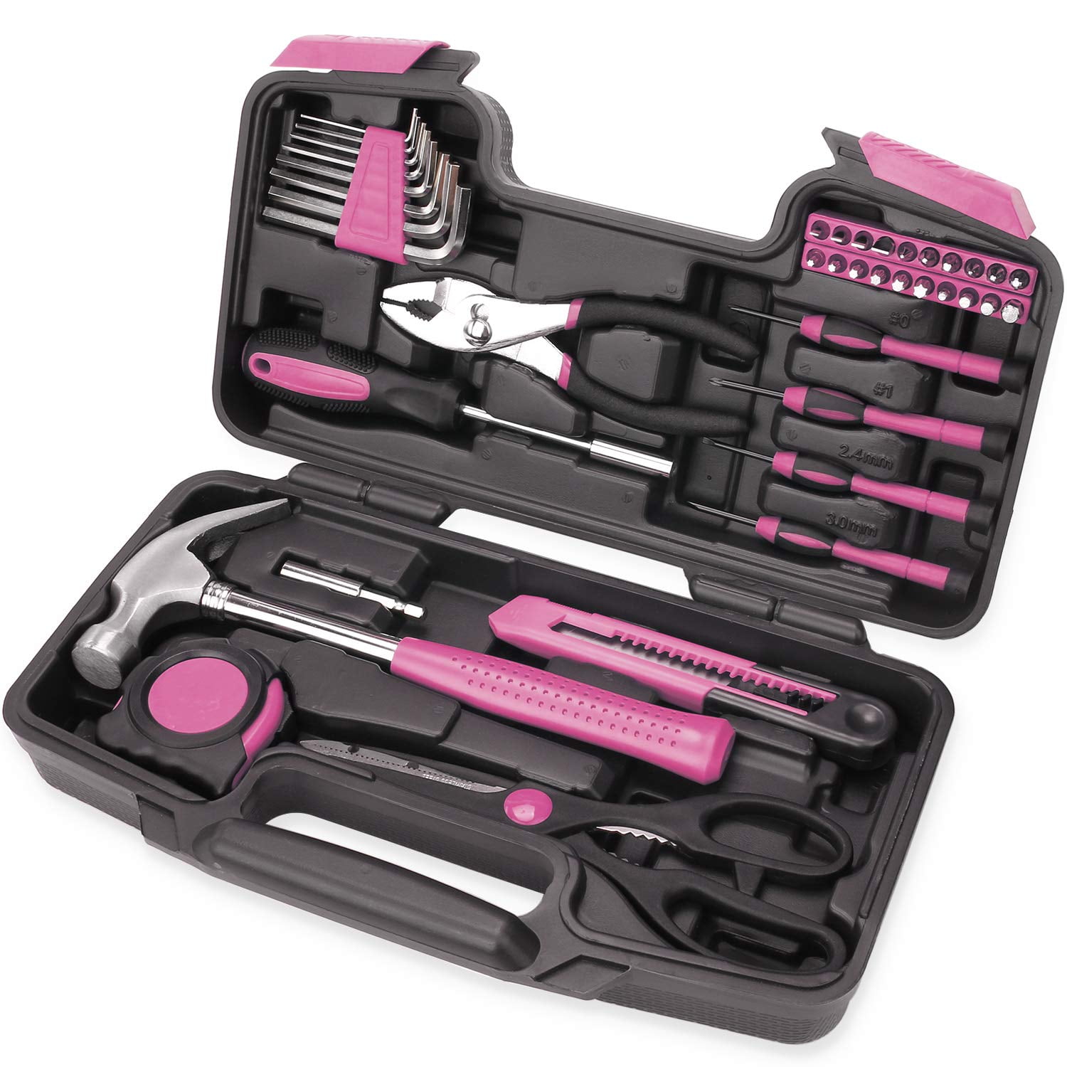 EFFICERE All Purpose Tool Set for All Essential Tools for Home, Garage, Office, 40 Piece