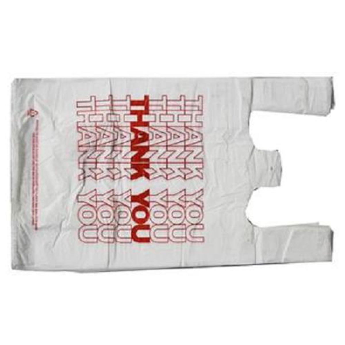 EFFORT PLASTIC THANK YOU BAG MEDIUM 2000 in a Pack