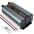 thumbnail image 1 of EFFORTWAY 3000W / 6000W Modified Sine Wave Power Inverter DC 12V to AC 110V Car Converter with LCD Display & Remote Control 4AC 4USB for Car, RV, Camping & Home Backup, 1 of 7