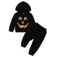 EFGYYF Baby Boy Outfit Long Sleeve Pumpkin Skeleton Hoodie Sweatshirt