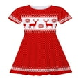 EFGYYF Costume Christmas Dress for Girls Toddler Girls Short Sleeve
