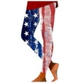 EFGYYF Leg Yoga Pants Women's Independence Day Printed High Waist Yoga