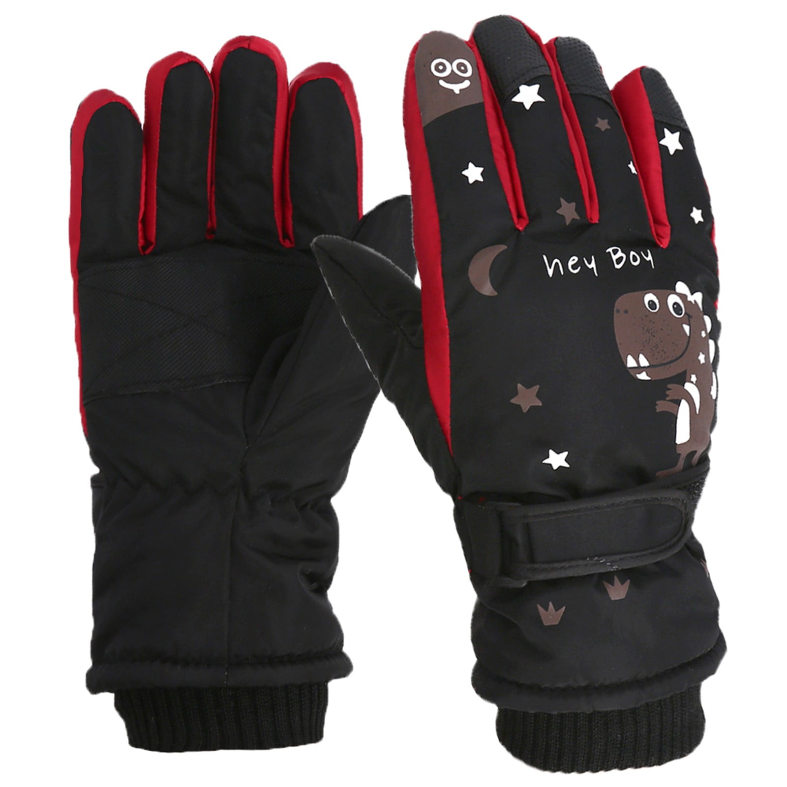 EFGYYF Mittens Gloves Soft Winter Outdoor Kids Snow Skating