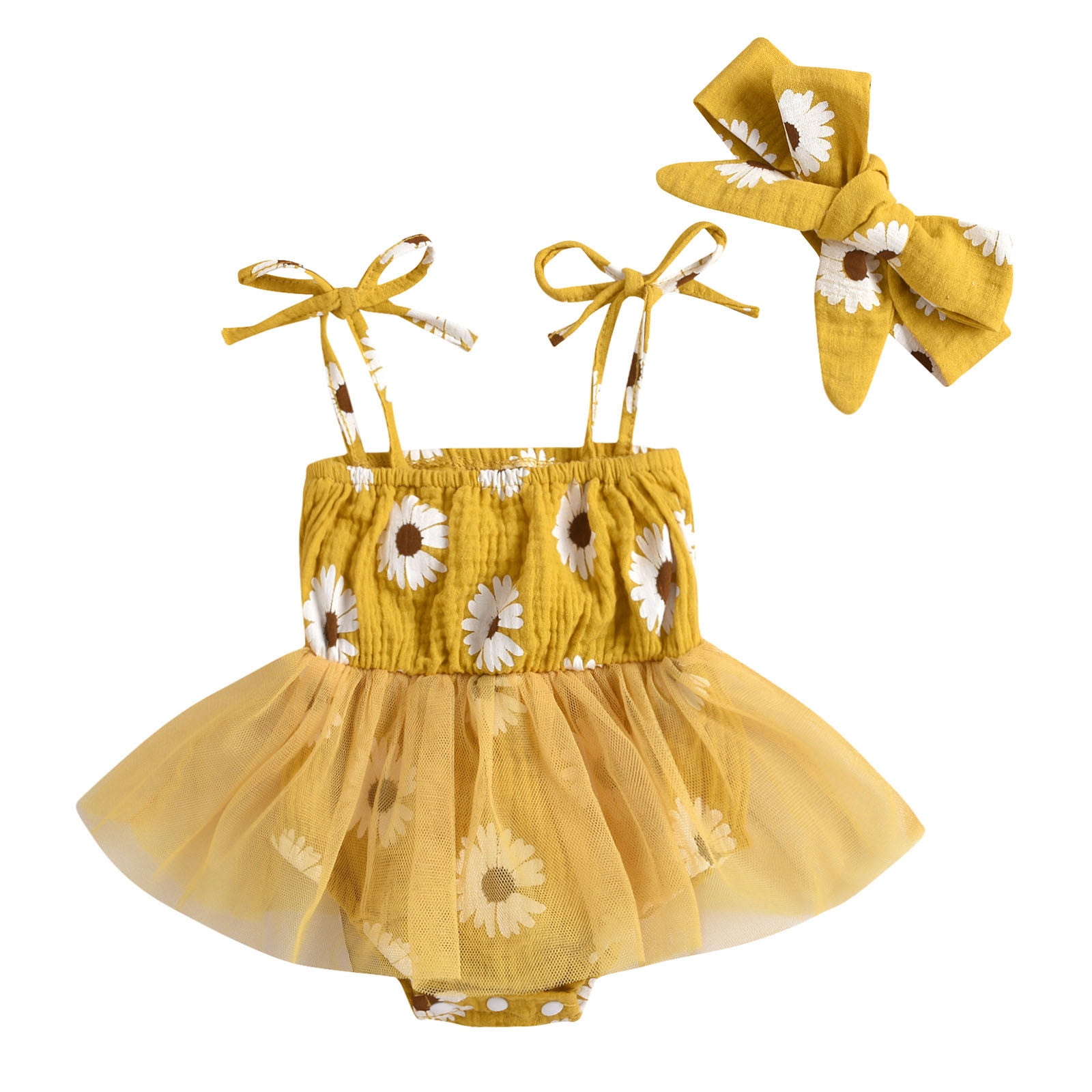 EFGYYF Baby Girl Clothes,Baby Girl Bodysuit Girls Sleeveless Flower