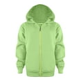 thumbnail image 1 of EFGYYF Red Zip up Jacket,Kids Child Toddler Baby Boys Girls Solid Long Sleeve Patchwork Hooded Sweatshirt Children Place Boys Hoodie Coat Z0826-Green,12-18 Months, 1 of 7