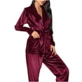 EFGYYF Womens Pajamas Set Pajamas with Long Pants Ladies Padded And