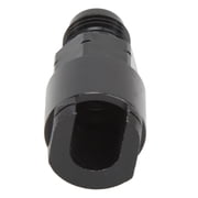 EFI Adapter, Aluminum?Alloy Black?Anodized Antirust Quick?Disconnect Push?On Fuel Line Fitting For Fuel Rails?Filter AN6-3/8in