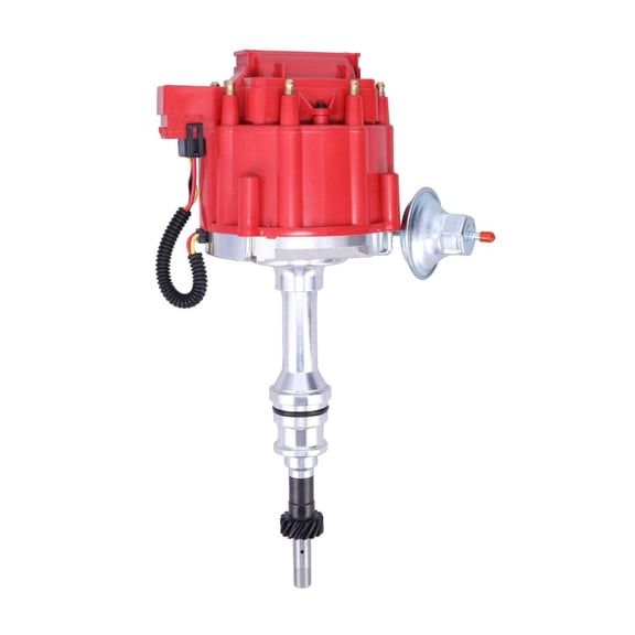 EFI to Carb Conversion HEI Distributor for Ford Small Block 351W V8 - Red