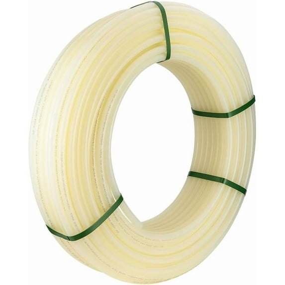 EFIELD 1/2 Inch x 100 ft Pex A Pipe, White, Flexible Water Tubing for Hot, Cold and Potable Water-Plumbing Application with a Pipe Cutter (White)