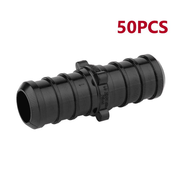 EFIELD 50PCS 3/4" Pex Poly PPSU Barb Crimp Coupling-NSF, cUPC (Lead Free)