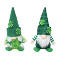 thumbnail image 1 of EFINNY 2 Pack St.Patrick's Day Gnome Plush Doll Green Irish Leprechaun Handmade Elf Decorations Scandinavian Swedish Tomte Nisse Shamrock Gnome for Dwarf Gift Household Ornament Home Decorations, 1 of 8