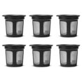 EFINNY 3/6PCS Coffee Filter Cup Refillable KCups Reusable Pod Keurig