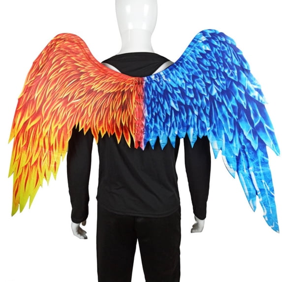 EFINNY 3D Printed Angle Wings Festive Party Props Angel Wings Costumes for Cosplay Decorative Wings
