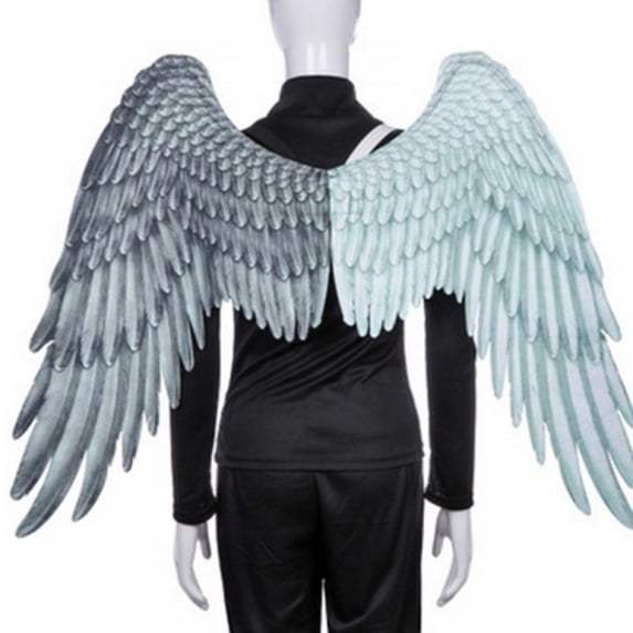 EFINNY 3D Printed Angle wing Festive Party Props Angel wing Costumes for Cosplay Decorative wing