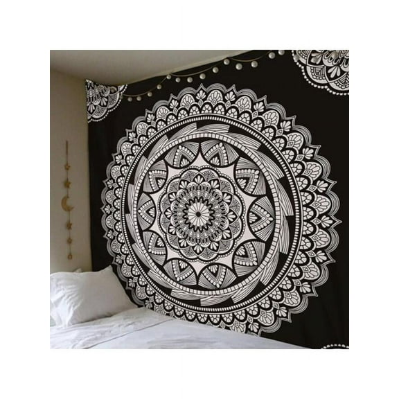 EFINNY Bohemian Mandala Tapestry Hippie Wall Hanging Tapestry Bedspread Dorm Decor,59" x 59"