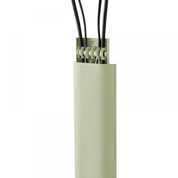 Cable Concealer Cord Cover, Self-Adhesive Wall Cable Cover Channel, Paintable Cord Concealer System Cable Hider, Cord Wires, Hiding Wall Mount TV Cords in Home Office