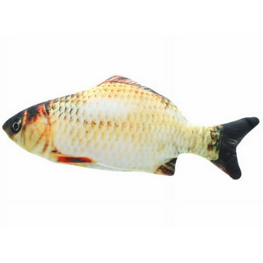 EFINNY Electric Flopping Fish Cat Toy, USB Rechargeable Realistic Moving Fish Funny Interactive Toy Simulation Fish for Pet Cat Kitten Chewing Kicking Perfect for Having Fun Exerciser Playing