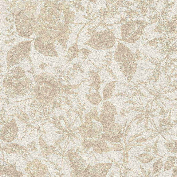 EFINNY Floral Vintage Wallpaper for Livingroom Bedroom Kitchen Bathroom,Self-Adhesive Removable Classical Home Decor Cafe Design ,15.7 x98.7"