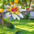 thumbnail image 1 of EFINNY Flower Garden Stakes Decor, Outdoor Metal Colorful Sunflowers Daisy Shaking Head Yard Art, Rust Proof Metal Flower Stick, Indoor Outdoor Pathway Patio Lawn Decorations, 1 of 7