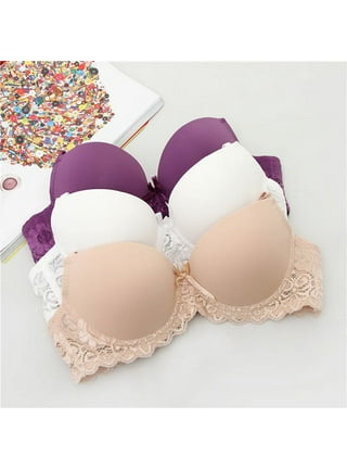 Women Bras Seamless Front Button Opening Closure Push Up Closure