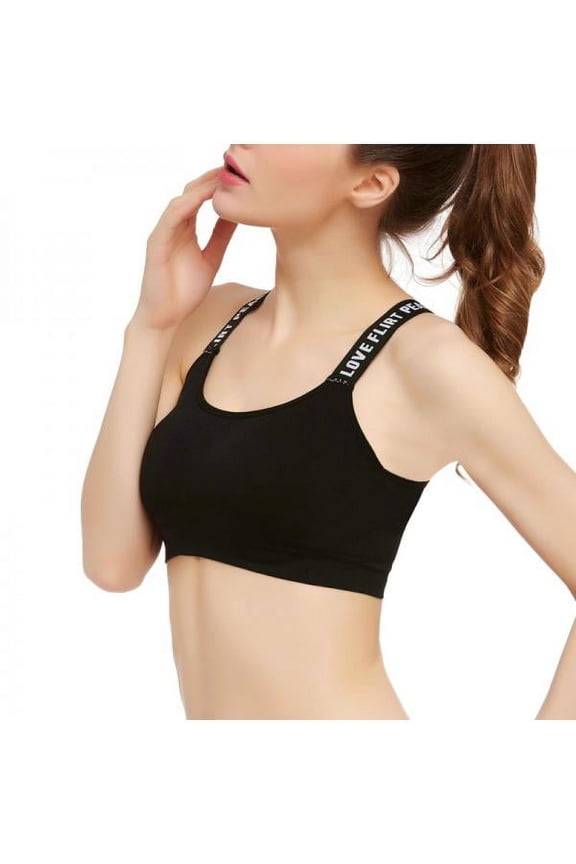 Women Sports Bra Strappy GYM Running Crop Top Yoga Workout Push Up Underwear Fit