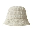 thumbnail image 1 of EFINNY Women's Bucket Hat Solid Color Minimalist Style Sense Seersucker Hat, 1 of 8