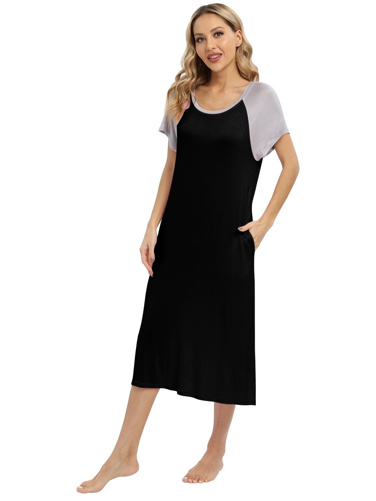 Women's Comfort Casual Elegant Home Nightgown Split Dresses main image 0