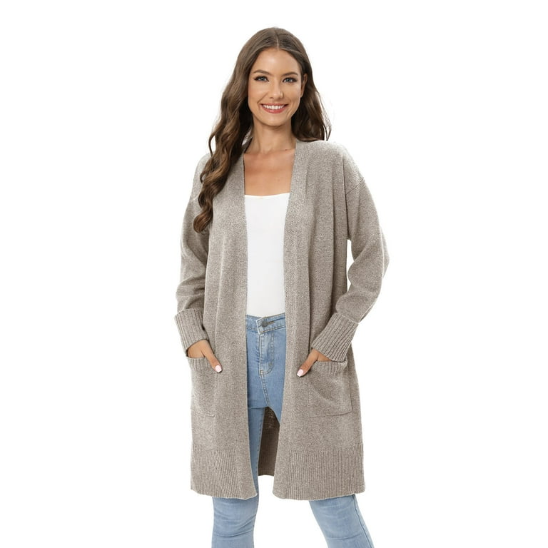 Simple Pocket Long Sleeve Cardigan Outwear Simple Pocket Long Sleeve Cardigan Outwear